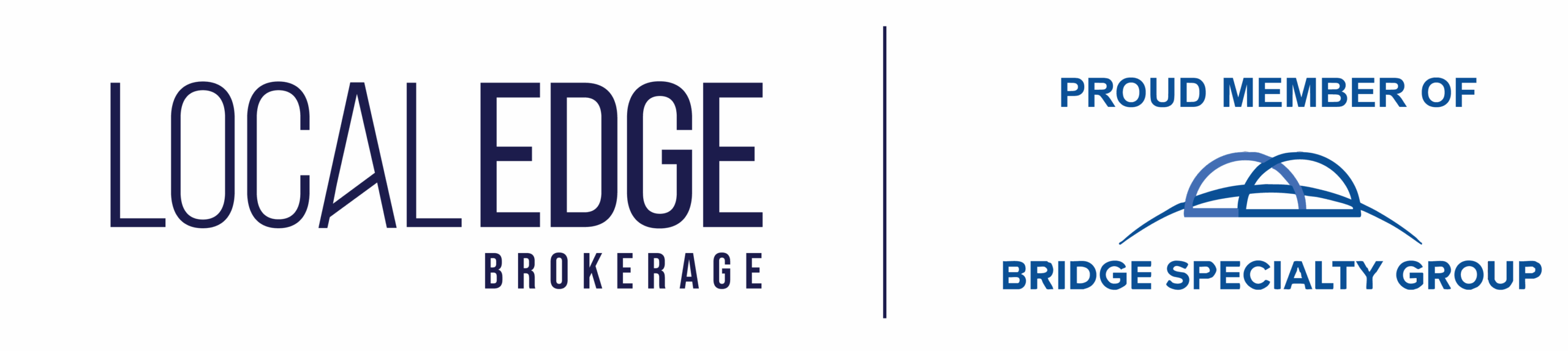 LocalEdge and Bridge Specialty logos