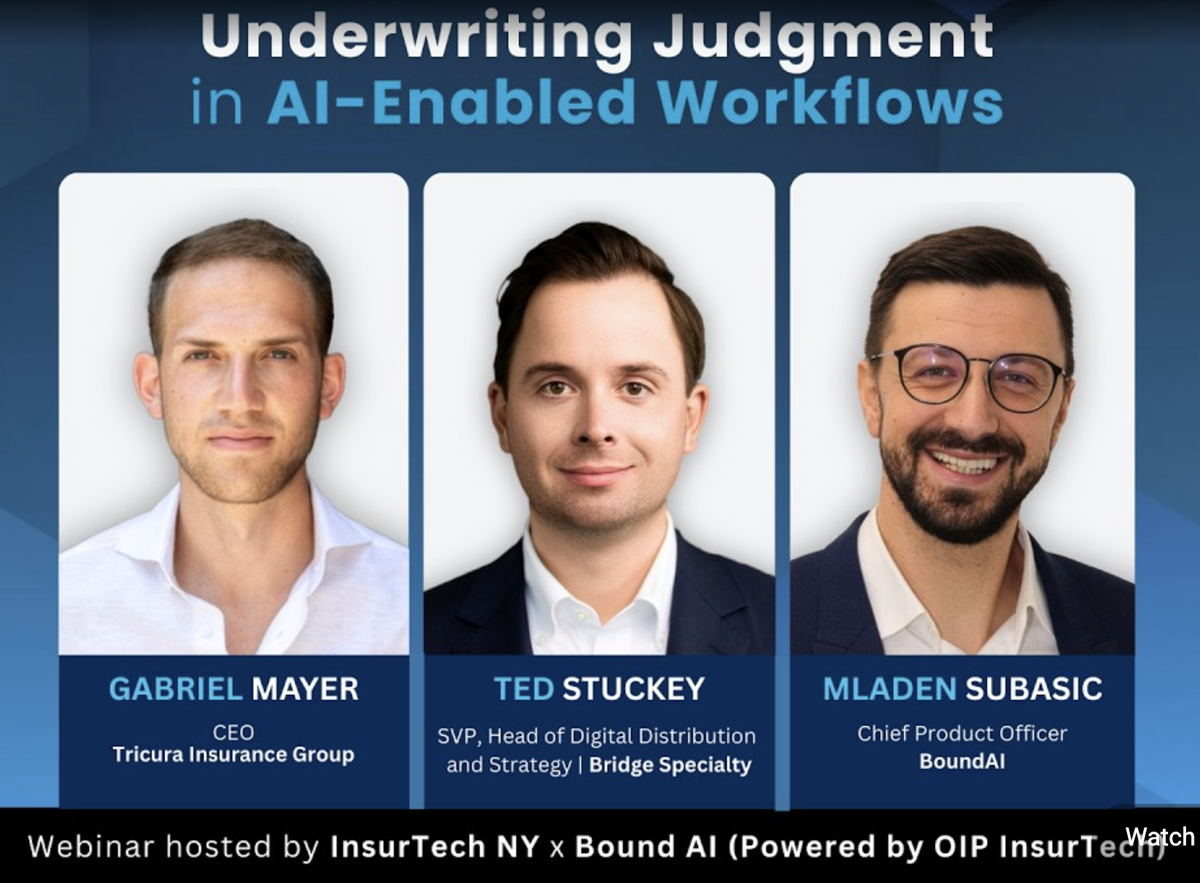 Webinar_Ted_InsurTechNY Podcast with Ted Stuckey and InsurTechNY